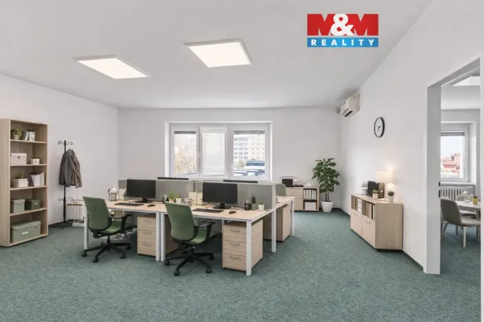 Pronájem kanceláře, Hradec Králové - Slezské Předměstí, Luční, 77 m2