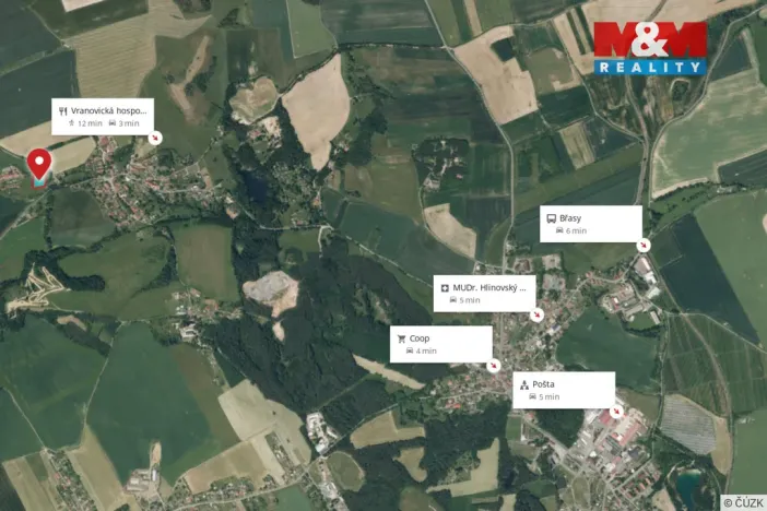 Prodej komerčního pozemku, Břasy - Vranovice, 3561 m2