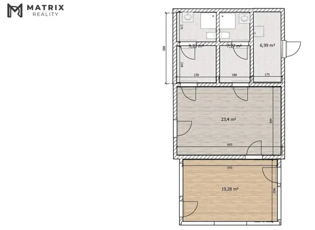 Prodej bytu 1+kk, Květnice, K Dobročovicům, 49 m2