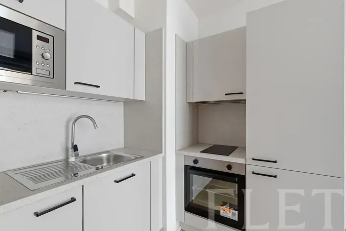 Pronájem bytu 1+kk, Praha - Vršovice, Krymská, 23 m2