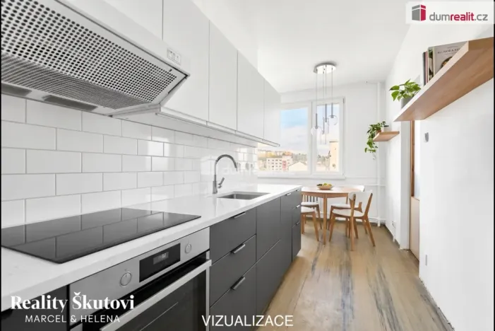 Prodej bytu 3+1, Ústí nad Labem - Krásné Březno, U Pivovarské zahrady, 81 m2