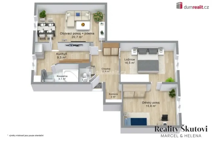 Prodej bytu 3+1, Ústí nad Labem - Krásné Březno, U Pivovarské zahrady, 81 m2