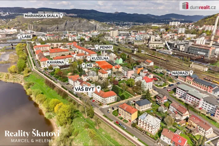 Prodej bytu 2+1, Ústí nad Labem - Střekov, Střekovské nábřeží, 52 m2