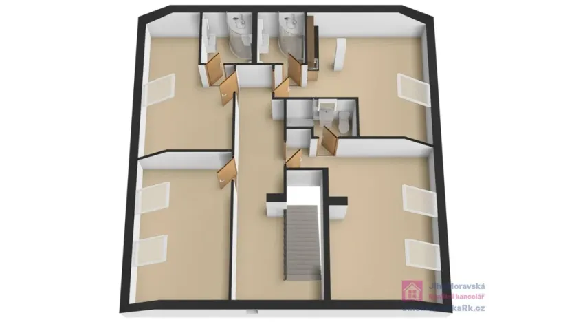 Prodej ubytování, Břeclav - Poštorná, Julia Fučíka, 275 m2