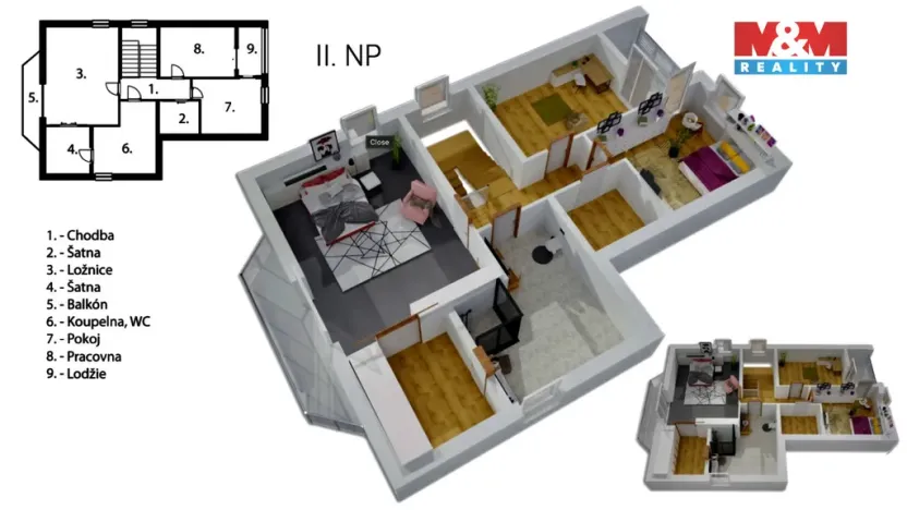 Prodej rodinného domu, Dyje, 224 m2