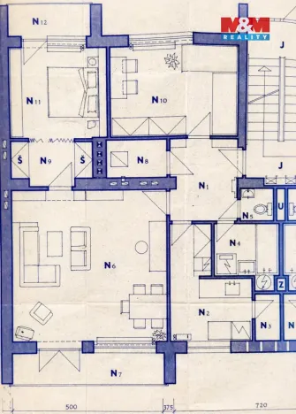 Pronájem bytu 3+1, Poděbrady - Poděbrady III, Na Hrázi, 73 m2