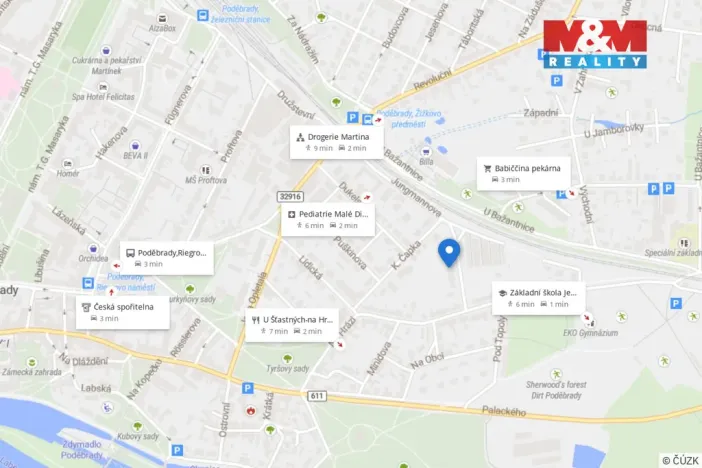 Pronájem bytu 3+1, Poděbrady - Poděbrady III, Na Hrázi, 73 m2