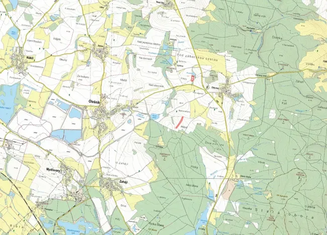 Prodej pole, Olešník, 18417 m2