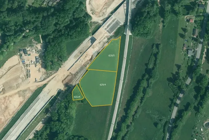 Prodej pole, Staré Hodějovice, 9685 m2