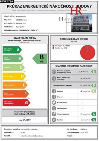 Pronájem bytu 1+kk, Benešov, Hodějovského, 28 m2