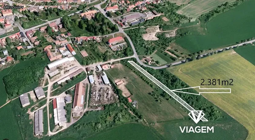 Prodej zahrady, Březolupy, 2381 m2