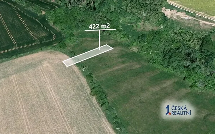 Prodej pole, Traplice, 422 m2