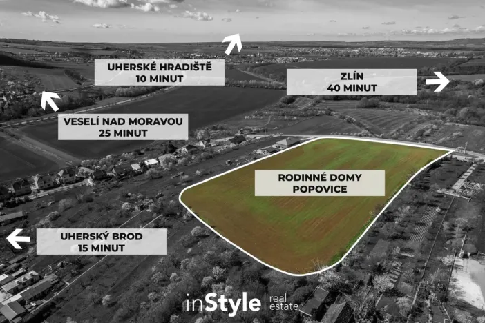 Prodej pozemku pro bydlení, Popovice, 1000 m2