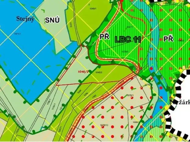 Dražba louky, Novosedly nad Nežárkou, 15643 m2