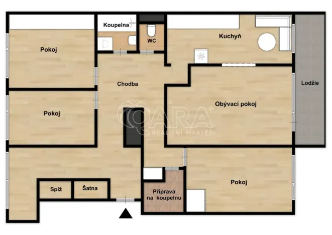 Prodej bytu 4+1, Praha - Stodůlky, Fantova, 110 m2