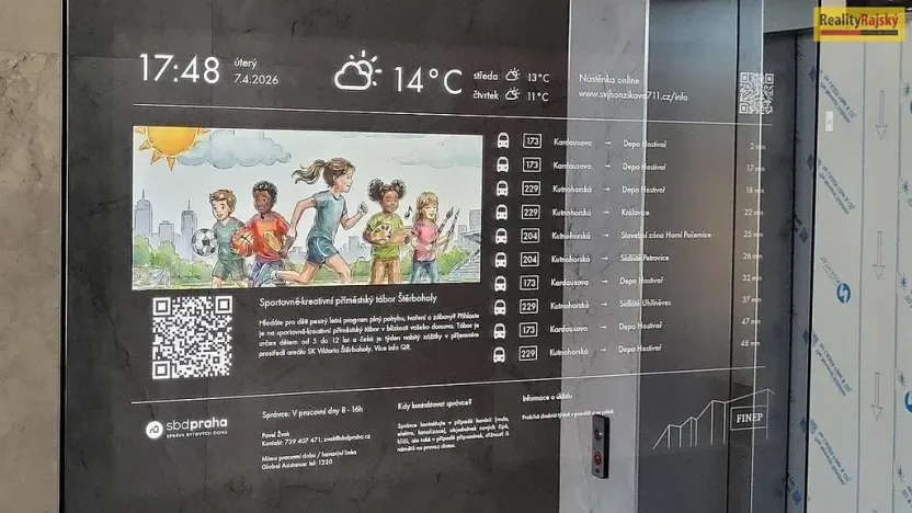 Pronájem bytu 2+kk, Praha - Dolní Měcholupy, Honzíkova, 40 m2