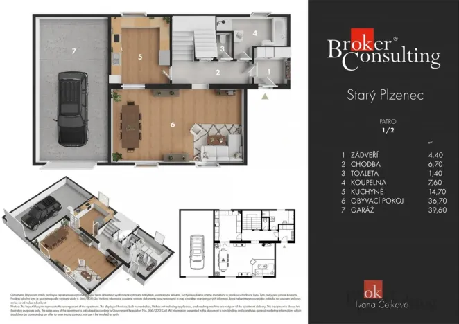 Prodej rodinného domu, Starý Plzenec, Luční, 231 m2