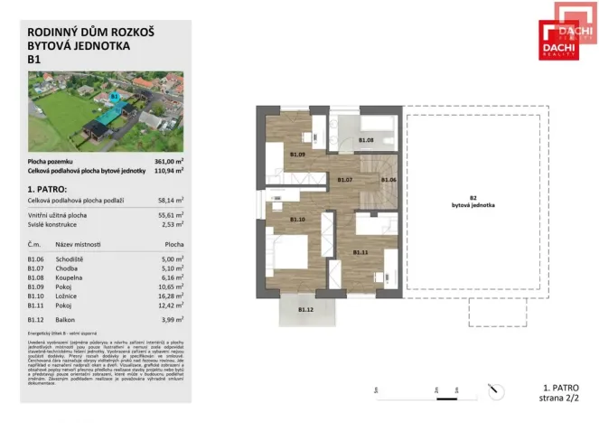 Prodej rodinného domu, Průhonice, 111 m2