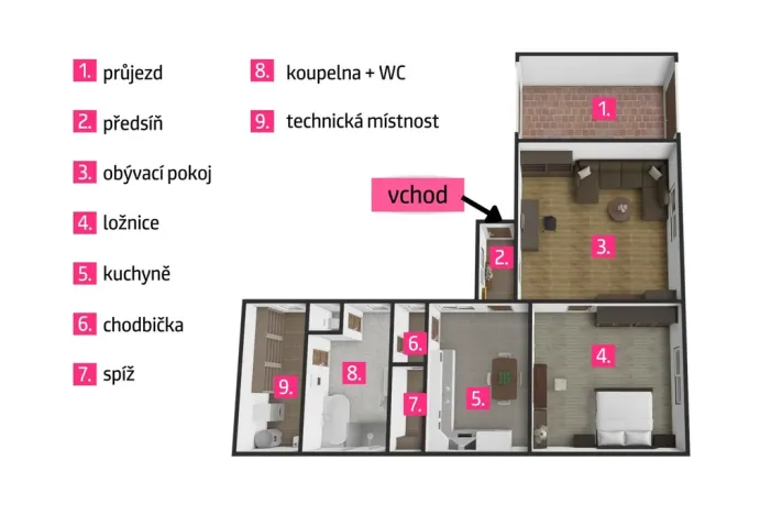 Prodej rodinného domu, Vrbovec, 95 m2