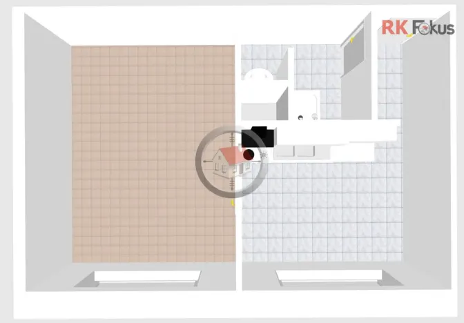 Pronájem bytu 1+1, Třebíč - Nové Dvory, Moskevská, 33 m2