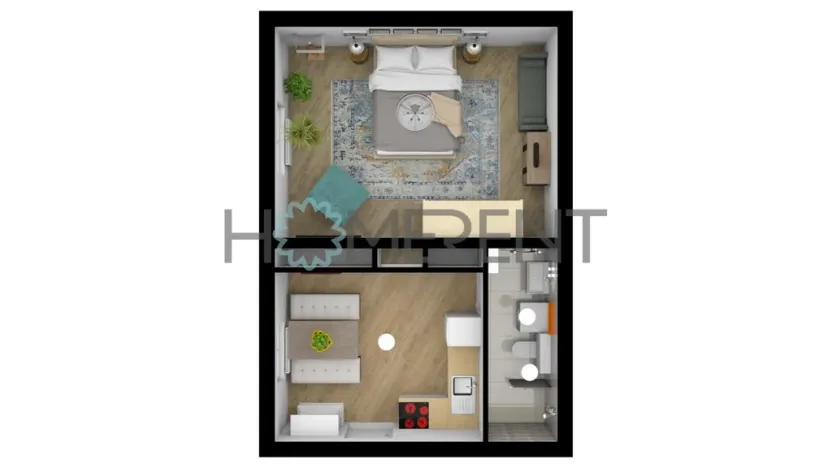 Pronájem bytu 1+1, Praha - Malešice, Bakalářská, 38 m2