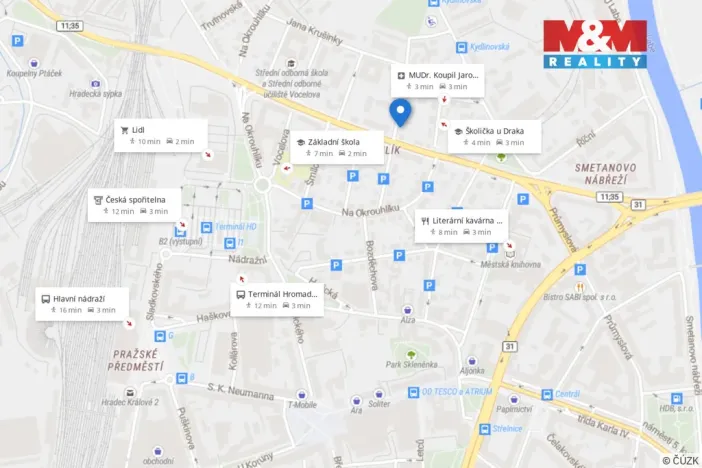 Prodej bytu 3+kk, Hradec Králové - Pražské Předměstí, Bohuslava Martinů, 85 m2