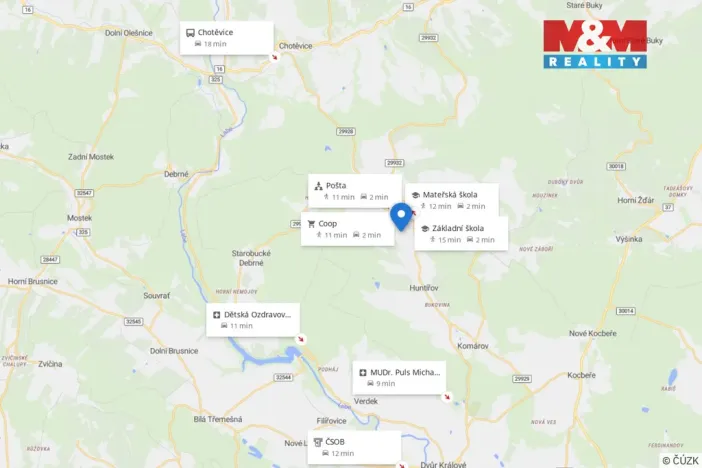 Prodej pozemku pro bydlení, Vítězná - Huntířov, 1723 m2