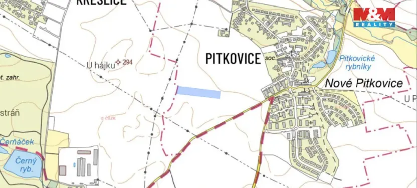 Prodej pole, Praha - Pitkovice, 12269 m2