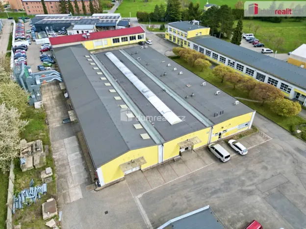 Pronájem výrobních prostor, Holešov, Tovární, 1663 m2