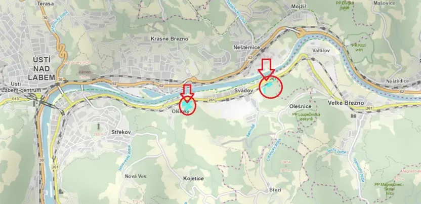 Prodej lesa, Ústí nad Labem, 41840 m2