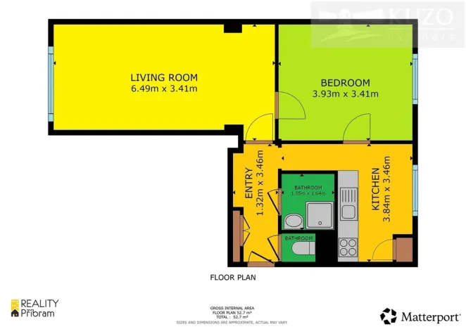 Pronájem bytu 2+1, Příbram, Pod Haldou, 52 m2