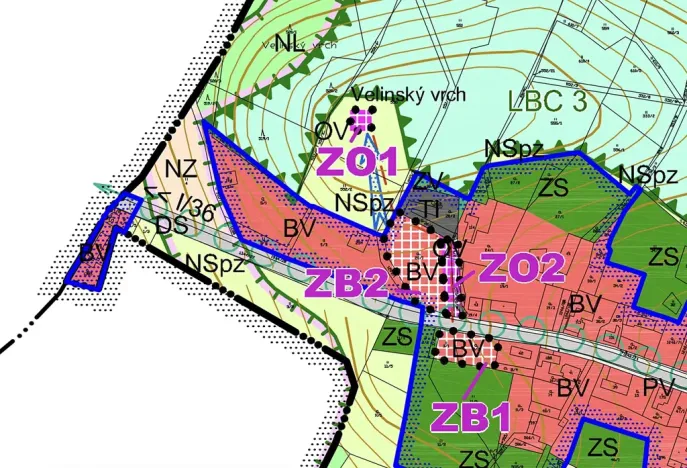 Prodej pozemku pro bydlení, Veliny, 1652 m2
