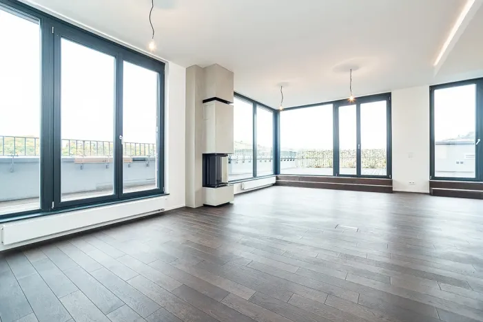 Pronájem bytu 3+kk, Praha - Smíchov, Grafická, 111 m2