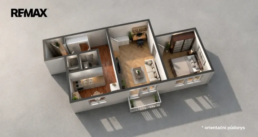 Prodej bytu 2+1, Šternberk, Nádražní, 50 m2