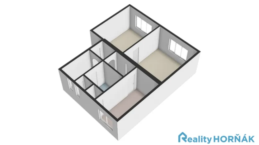 Prodej bytu 2+1, Bechyně, Na Libuši, 55 m2