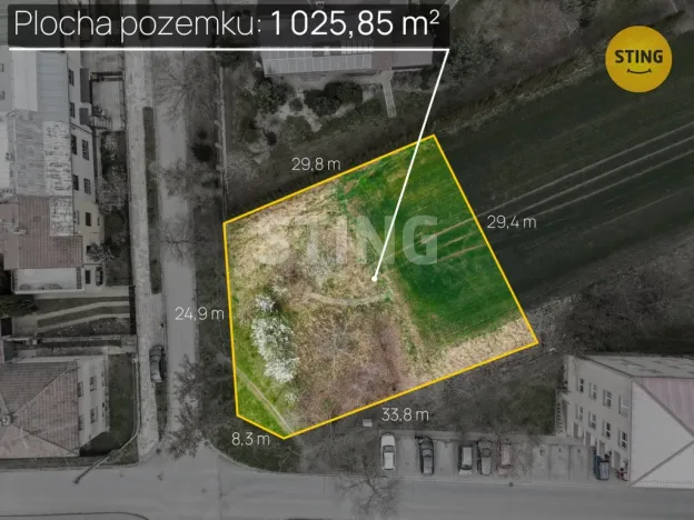 Prodej pozemku pro bydlení, Chropyně, Nádražní, 1000 m2