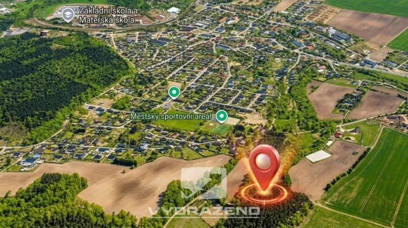 Prodej louky, Pulečný, 1039 m2