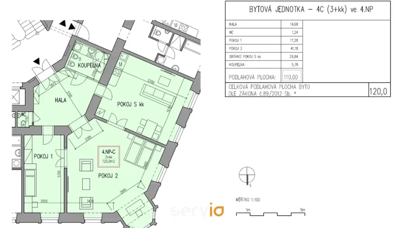 Pronájem bytu 3+kk, Brno, Kobližná, 120 m2