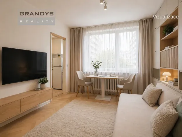 Prodej bytu 1+kk, Praha, Rodopská, 32 m2