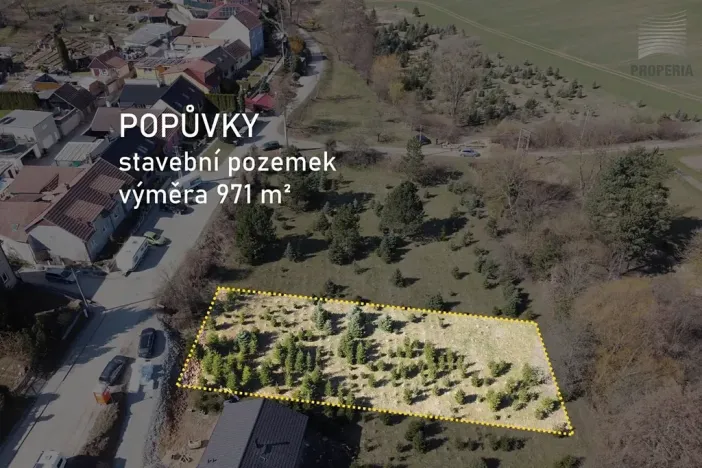 Prodej pozemku pro bydlení, Popůvky, 971 m2
