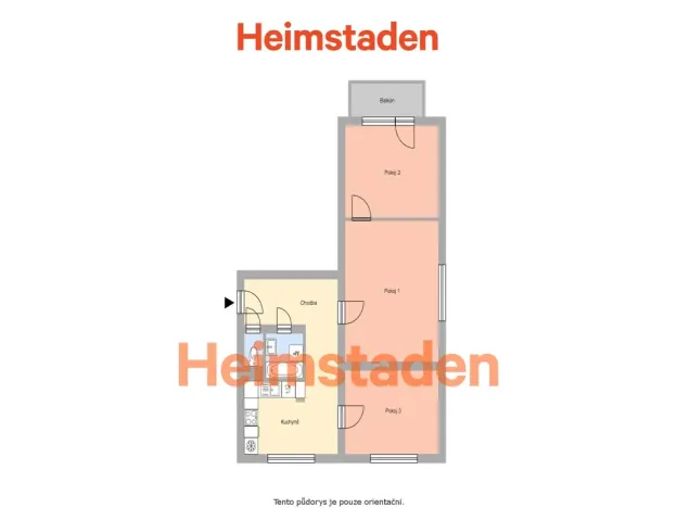 Pronájem bytu 3+1, Ostrava - Zábřeh, Tylova, 68 m2