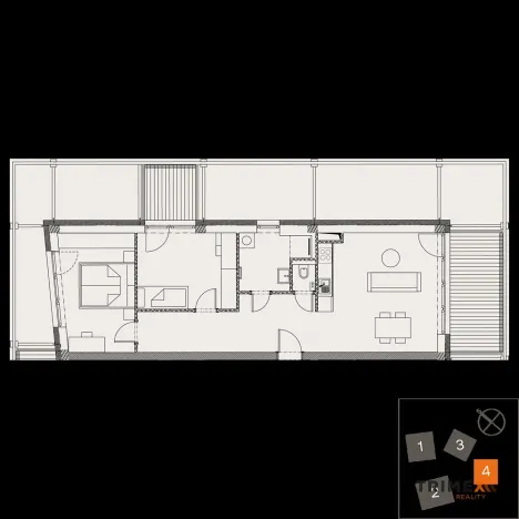 Prodej bytu 3+kk, Valašské Meziříčí, Štěpánov, 66 m2
