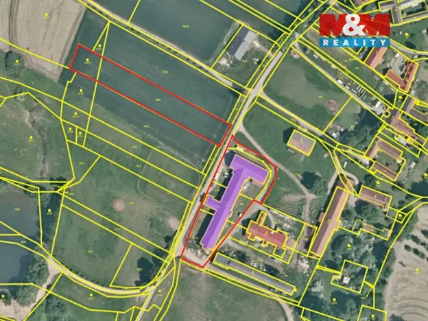 Prodej výrobních prostor, Bořetín, 1393 m2