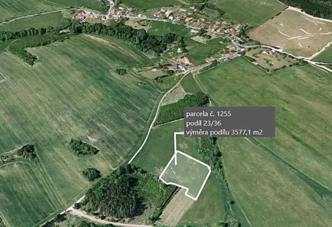 Prodej podílu pole, Zbraslavice, 3888 m2