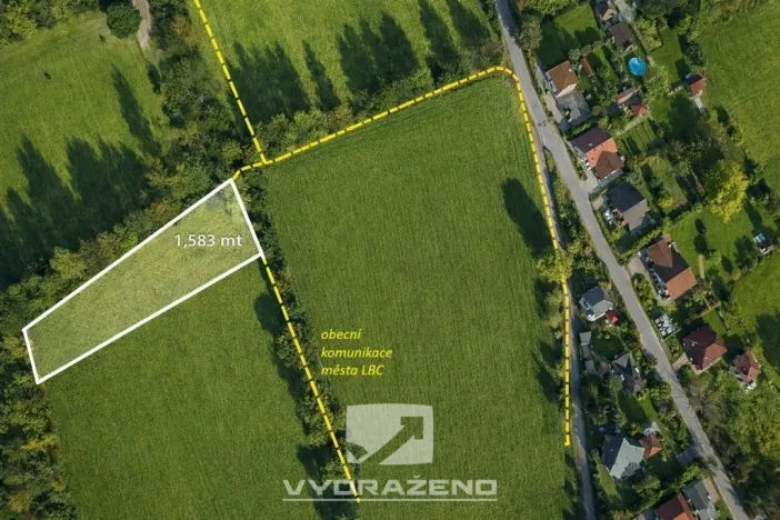 Prodej louky, Liberec, 1585 m2