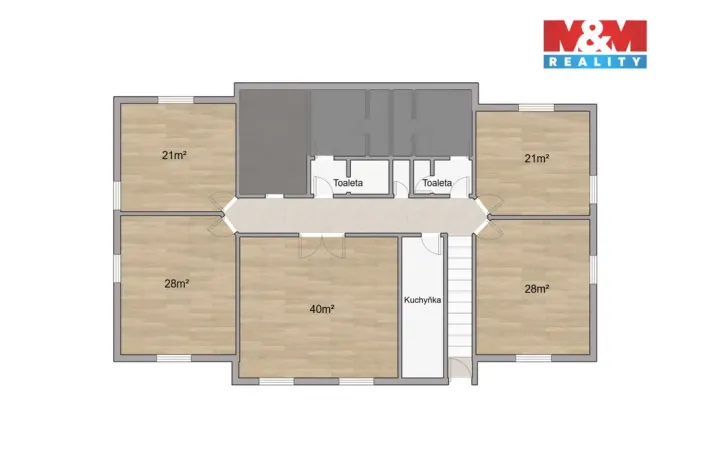 Pronájem kanceláře, Domažlice - Bezděkovské Předměstí, Masarykova, 21 m2