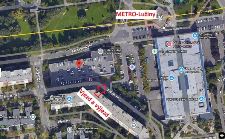 Pronájem garáže, Praha - Stodůlky, Archeologická, 16 m2