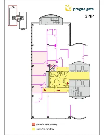 Pronájem kanceláře, Praha - Chodov, Türkova, 140 m2
