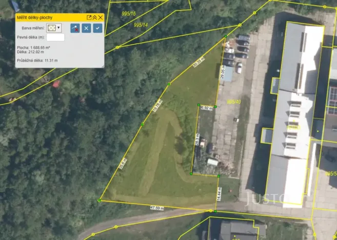 Prodej komerčního pozemku, Rynholec, 1688 m2