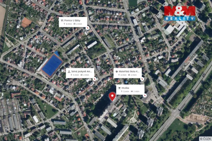 Pronájem bytu 1+kk, Hradec Králové - Pražské Předměstí, Hrubínova, 35 m2